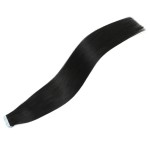 MrsHair Remy Hair Extensions Seamless Skin Weft Double Sided Tape In Jet Black Color 1# (20/40PCS)