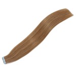 MrsHair Remy Tape In Human Hair Extensions Honey Brown Color 10# (20PCS/40PCS)