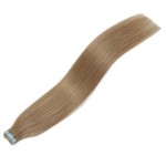 MrsHair Remy Human Hair Extensions Skin Weft Ash Blonde Color 18# (20PCS/40PCS)