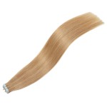 MrsHair Remy Skin Weft Human Hair Tape Extensions Light Brown Color 27# (20PCS/40PCS)